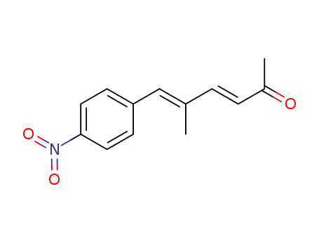 5-メチル-6-(4-ニトロフェニル)-3,5-ヘキサジエン-2-オン
