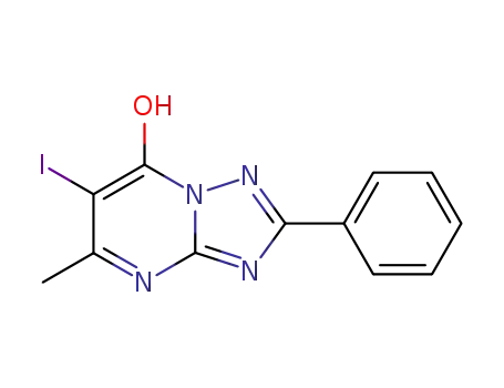 6-Iodo-5-methyl-2-phenyl-[1,2,4]triazolo[1,5-a]pyrimidin-7-ol