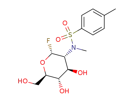 2-[methyl-(toluene-4-sulfonyl)-amino]-2-deoxy-α-D-glucopyranosyl fluoride