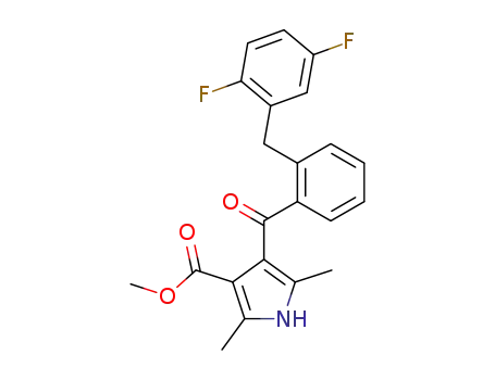 methyl 4-<2-(2,5-difluorobenzyl)benzoyl>-2,5-dimethylpyrrole-3-carboxylate