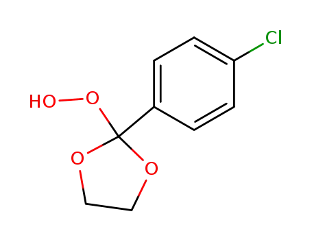 2-(4-chloro-phenyl)-[1,3]dioxolan-2-yl hydroperoxide