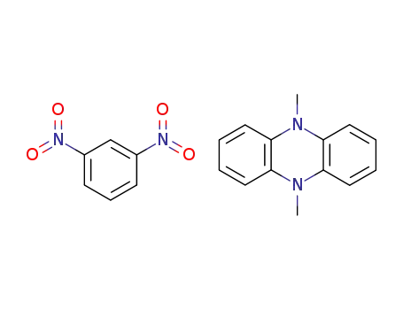 Molecular Structure of 125106-16-3 (5,10-Dimethyl-5,10-dihydro-phenazine; compound with 1,3-dinitro-benzene)