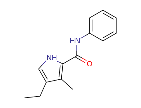 4-ethyl-3-methyl-pyrrole-2-carboxylic acid anilide