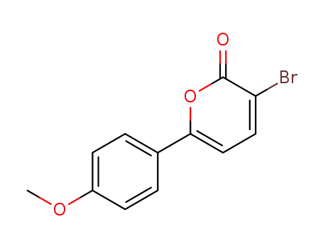 3-bromo-6-(4-methoxy-phenyl)-pyran-2-one