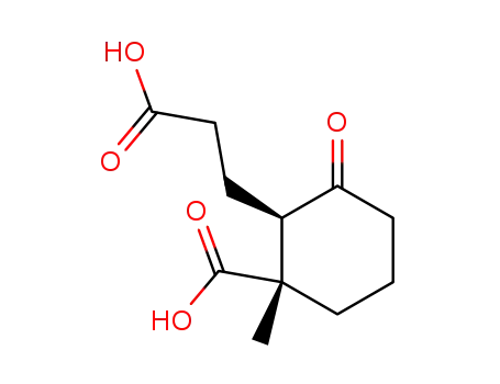 (+/-)-3-(2<i>t</i>-carboxy-2<i>c</i>-methyl-6-oxo-cyclohex-<i>r</i>-yl)-propionic acid