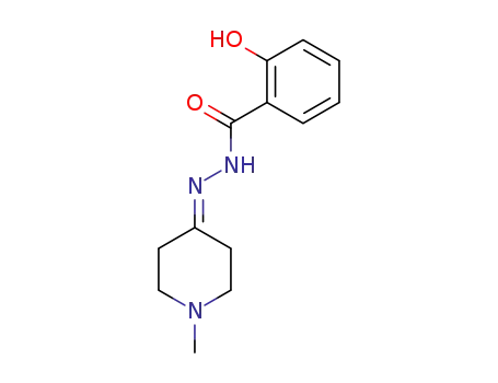 salicylic acid-(1-methyl-[4]piperidylidenehydrazide)