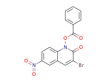 1-benzoyloxy-3-bromo-6-nitro-1<i>H</i>-quinolin-2-one