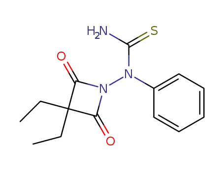 <i>N</i>-(3,3-diethyl-2,4-dioxo-azetidin-1-yl)-<i>N</i>-phenyl-thiourea