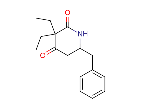 3,3-diethyl-6-benzyl-piperidine-2,4-dione