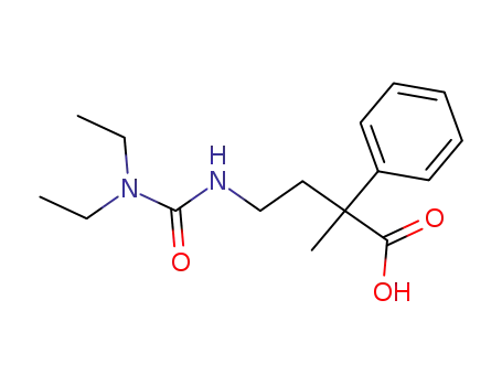 4-(3,3-Diethyl-ureido)-2-methyl-2-phenyl-butyric acid