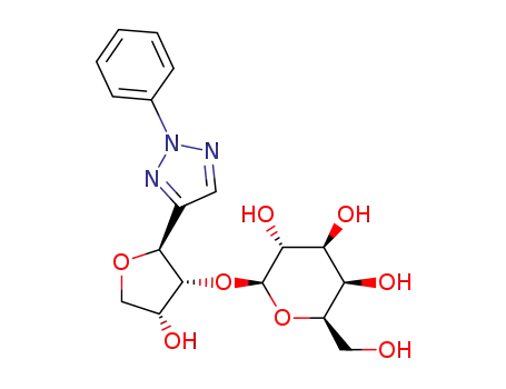 (3<i>R</i>)-4<i>c</i>-β-D-glucopyranosyloxy-5<i>t</i>-(2-phenyl-2<i>H</i>-[1,2,3]triazol-4-yl)-tetrahydro-furan-3<i>r</i>-ol