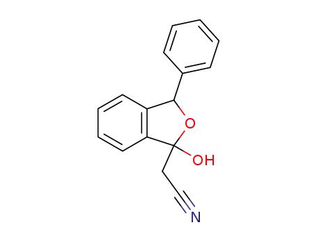 (1-Hydroxy-3-phenyl-1,3-dihydro-2-benzofuran-1-yl)acetonitrile