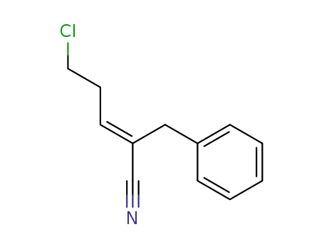 (E)-2-Benzyl-5-chloro-pent-2-enenitrile