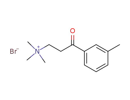 Trimethyl-(3-oxo-3-m-tolyl-propyl)-ammonium; bromide