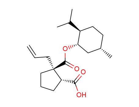 (1S,2R)-1-Allyl-cyclopentane-1,2-dicarboxylic acid 1-((1S,2R,5S)-2-isopropyl-5-methyl-cyclohexyl) ester