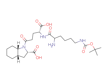 (2S,3aS,7aS)-1-(N<sup>6</sup>-tert-butoxycarbonyl-L-lysyl-γ-D-glutamyl)octahydro-1H-indole-2-carboxylic acid