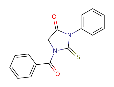 1-benzoyl-3-phenyl-2-thioxo-imidazolidin-4-one
