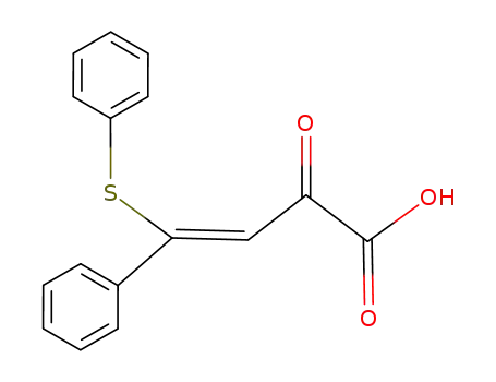 3-Butenoic acid, 2-oxo-4-phenyl-4-(phenylthio)-, (Z)-