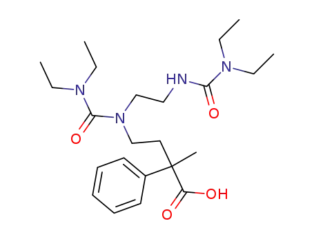 4-{1-[2-(3,3-Diethyl-ureido)-ethyl]-3,3-diethyl-ureido}-2-methyl-2-phenyl-butyric acid