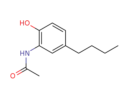 Molecular Structure of 860570-77-0 (N-(2'-hydroxy'5'-butylphenyl)acetamide)