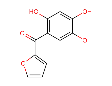 Molecular Structure of 99851-69-1 ([2]furyl-(2,4,5-trihydroxy-phenyl)-ketone)