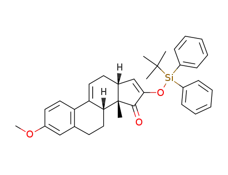 (+/-)-16-(((tert-butyl)diphenylsilyl)oxy)-3-methoxy-14β-methylgona-1,3,5(10),9(11),16-pentaen-15-one