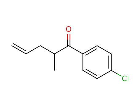 Molecular Structure of 91511-61-4 (4-Penten-1-one, 1-(4-chlorophenyl)-2-methyl-)
