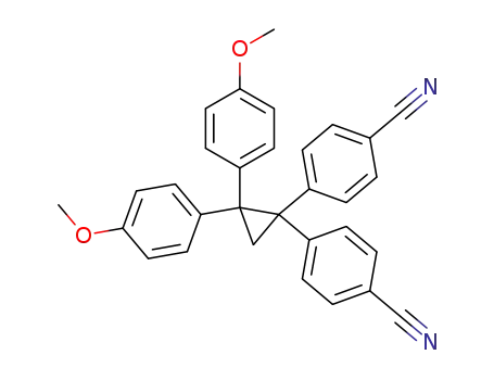 1,1-di(4-cyanophenyl)-2,2-di(4-methoxyphenyl)cyclopropane