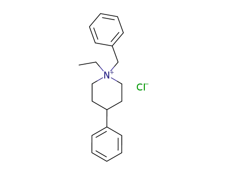 1-ethyl-1-benzyl-4-phenyl-piperidinium; chloride