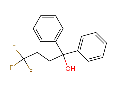 Molecular Structure of 87841-83-6 (Benzenemethanol, a-phenyl-a-(3,3,3-trifluoropropyl)-)