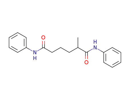 Molecular Structure of 7470-84-0 (Hexanediamide,2-methyl-N1,N6-diphenyl-)