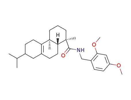 (1R,4aS,10aR)-7-Isopropyl-1,4a-dimethyl-1,2,3,4,4a,5,6,7,8,9,10,10a-dodecahydro-phenanthrene-1-carboxylic acid 2,4-dimethoxy-benzylamide