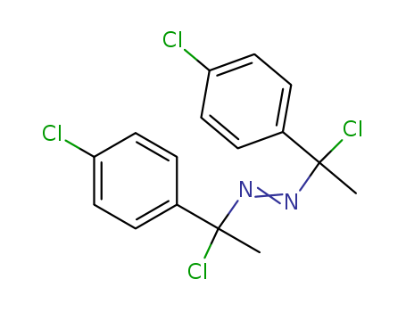 Diazene,bis[1-chloro-1-(4-chlorophenyl)ethyl]- (9CI) cas  54527-41-2