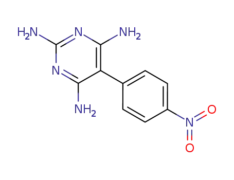 Molecular Structure of 99058-64-7 (5-(4-nitro-phenyl)-pyrimidine-2,4,6-triyltriamine)