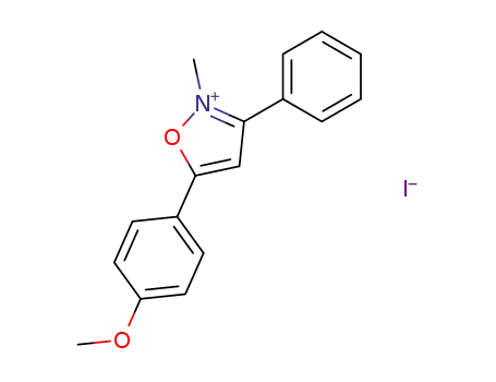 5-(4-Methoxy-phenyl)-2-methyl-3-phenyl-isoxazol-2-ium; iodide