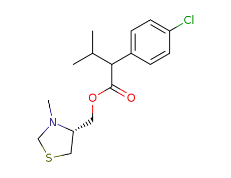 2-(4-Chloro-phenyl)-3-methyl-butyric acid (R)-3-methyl-thiazolidin-4-ylmethyl ester