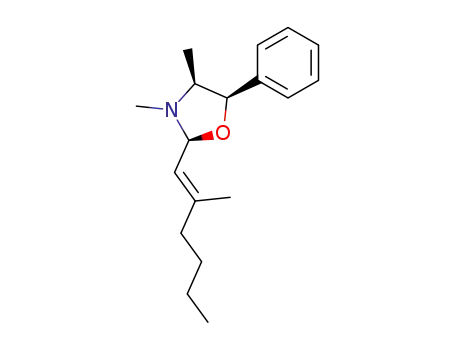 (2S,4S,5R)-3,4-Dimethyl-2-((E)-2-methyl-hex-1-enyl)-5-phenyl-oxazolidine
