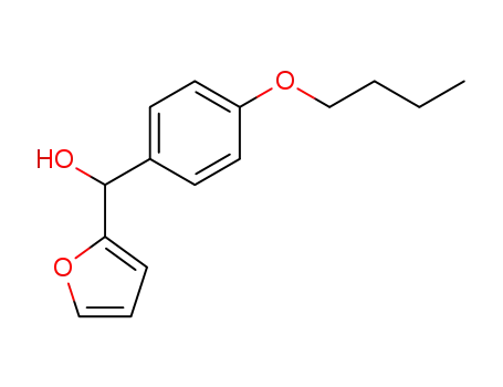 Molecular Structure of 101088-99-7 ((4-Butoxy-phenyl)-[2]furyl-methanol)