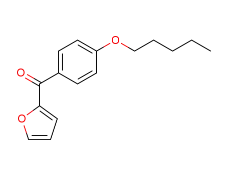 Molecular Structure of 101431-58-7 ([2]furyl-(4-pentyloxy-phenyl)-ketone)