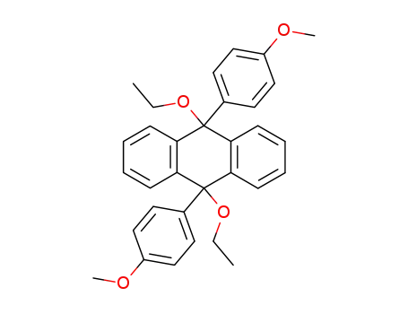 9,10-diethoxy-9,10-bis-(4-methoxy-phenyl)-9,10-dihydro-anthracene
