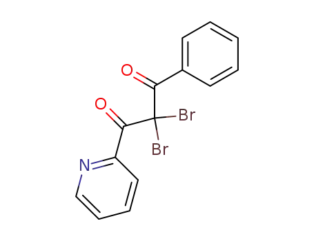 2,2-dibromo-1-phenyl-3-[2]pyridyl-propane-1,3-dione