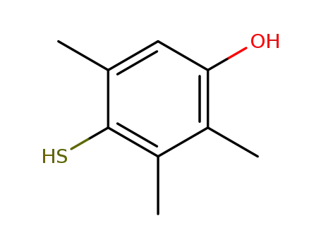 Molecular Structure of 100704-78-7 (4-Mercapto-2,3,5-trimethyl-phenol)