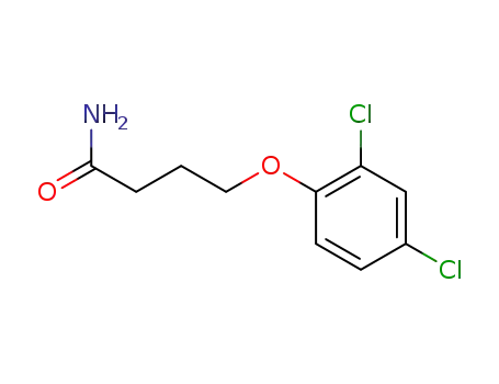 Molecular Structure of 51992-35-9 (4-(2,4-dichloro-phenoxy)-butyric acid amide)