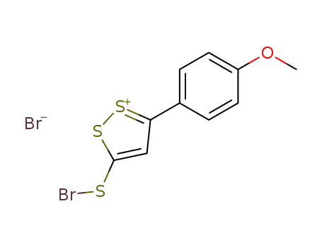 1,2-Dithiol-1-ium, 3-(bromothio)-5-(4-methoxyphenyl)-, bromide