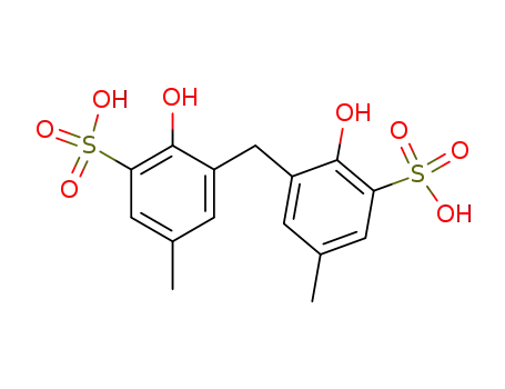 Benzenesulfonic acid, 3,3'-methylenebis(2-hydroxy-5-methyl-