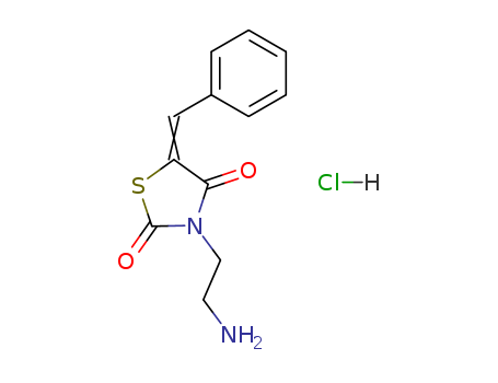 3-(2-amino-ethyl)-5-benzylidene-thiazolidine-2,4-dione; hydrochloride
