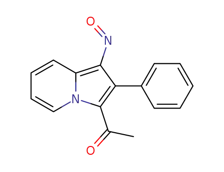 1-nitroso-2-phenyl-3-acetylindolizine