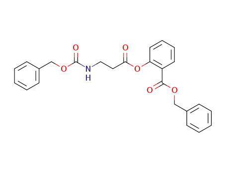 2-(<i>N</i>-benzyloxycarbonyl-β-alanyloxy)-benzoic acid benzyl ester