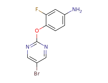 4-(5-Bromo-pyrimidin-2-yloxy)-3-fluoro-phenylamine