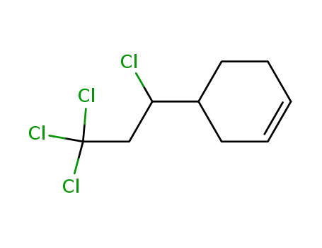 Molecular Structure of 77691-51-1 (4-(1,3,3,3-tetrachloropropyl)cyclohexene)